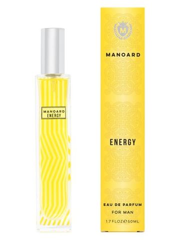 Manoard Energy fragrance bottle