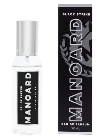 Manoard Black Strike fragrance bottle