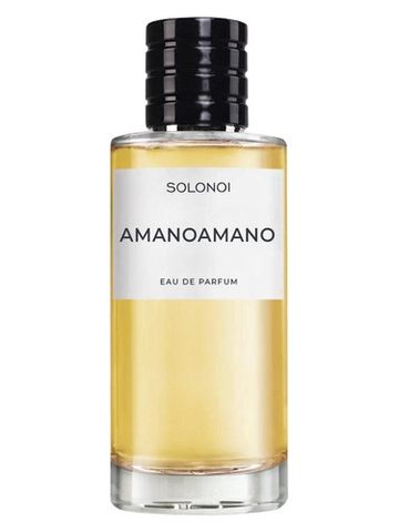 Solonoi AMANOAMANO fragrance bottle