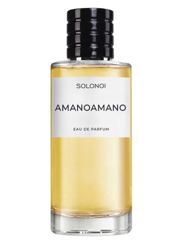 Solonoi AMANOAMANO fragrance bottle