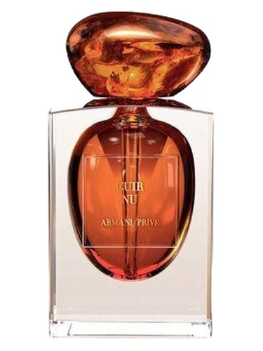 Giorgio Armani Cuir Nu Edition Murano fragrance bottle