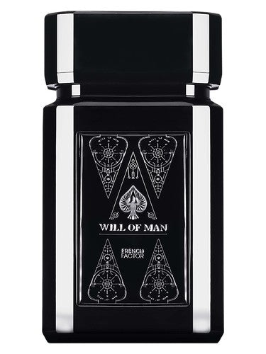 French Factor Will Of Man fragrance bottle