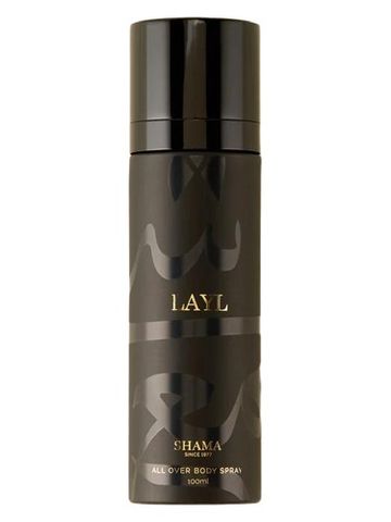 Shama Perfumes Layl Body Spray fragrance bottle