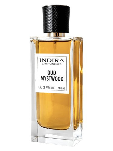 Indira San Francisco Oud Mystwood fragrance bottle