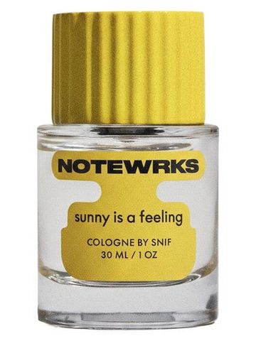 NOTEWRKS Sunny is a Feeling fragrance bottle