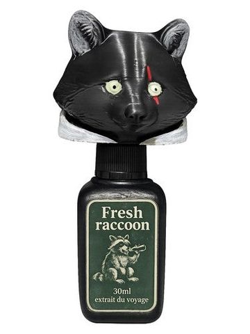 Lowkey Scents Fresh Racoon fragrance bottle