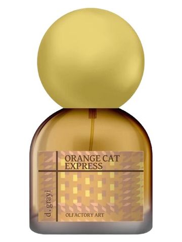 d.grayi Orange Cat Express fragrance bottle
