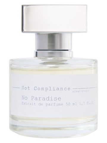 NOT COMPLIANCE No Paradise fragrance bottle