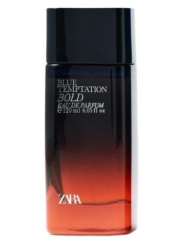 Zara Blue Temptation Bold fragrance bottle