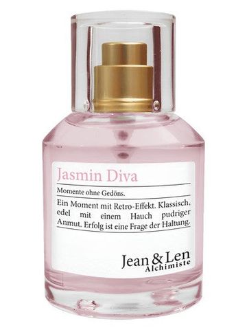 Jean & Len Jasmin Diva fragrance bottle