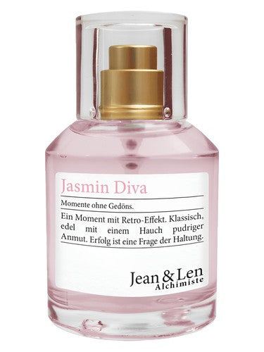 Jean & Len Jasmin Diva fragrance bottle