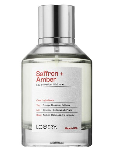Lovery Saffron & Amber fragrance bottle