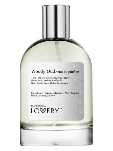 Lovery Woody Oud fragrance bottle