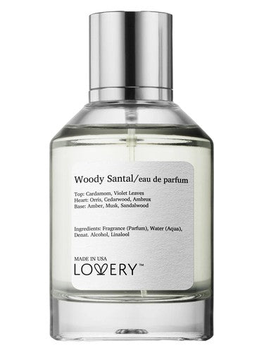 Lovery Woody Santal fragrance bottle