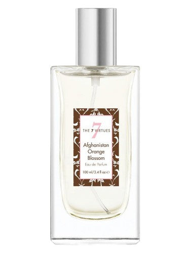 The 7 Virtues Afghanistan Orange Blossom fragrance bottle