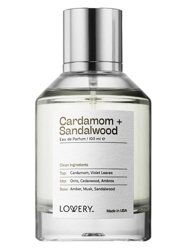Lovery Cardamom Sandalwood fragrance bottle