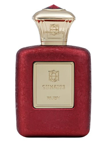 Cunzite Ruby fragrance bottle