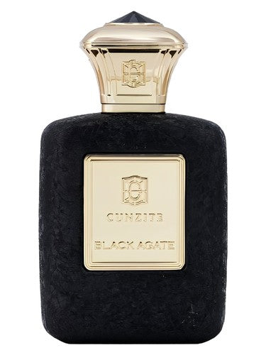Cunzite Black Agate fragrance bottle