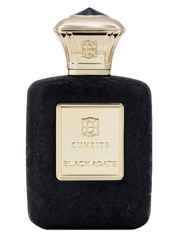 Cunzite Black Agate fragrance bottle