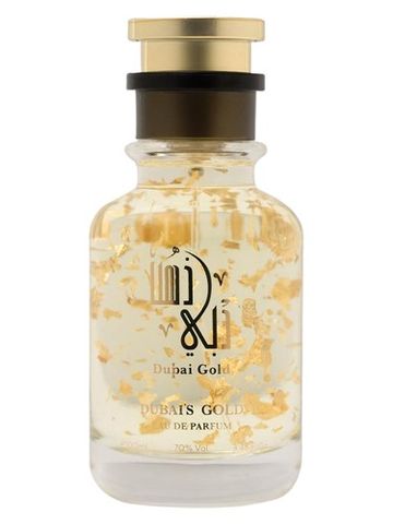 Prima Chic Dubai Gold fragrance bottle