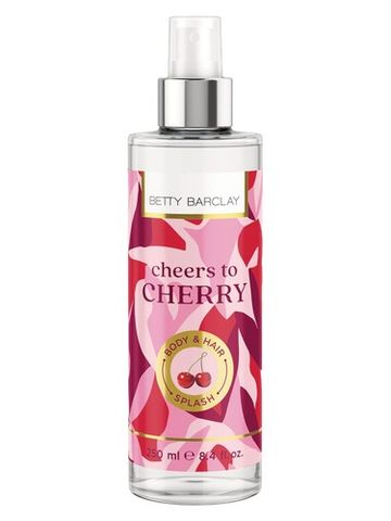 Betty Barclay Cheers To Cherry Body & Hair Splash fragrance bottle