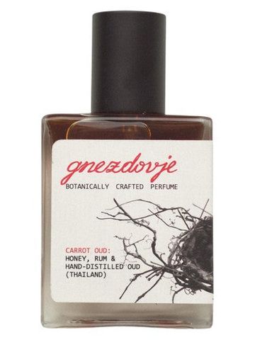 Gnezdovje Parfumerie Carrot Oud fragrance bottle