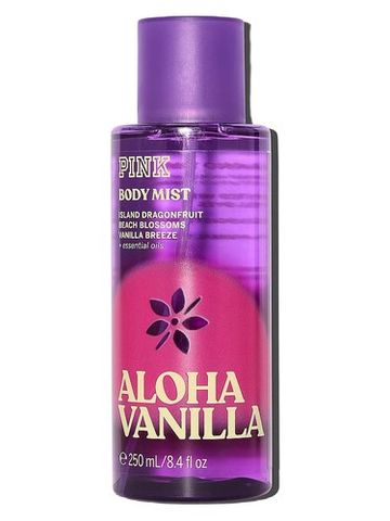 Victoria's Secret Aloha Vanilla body mist fragrance bottle