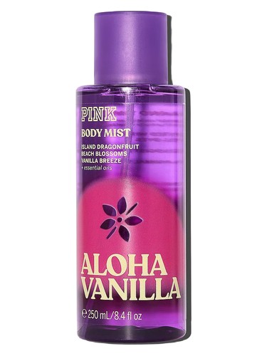 Victoria's Secret Aloha Vanilla body mist fragrance bottle