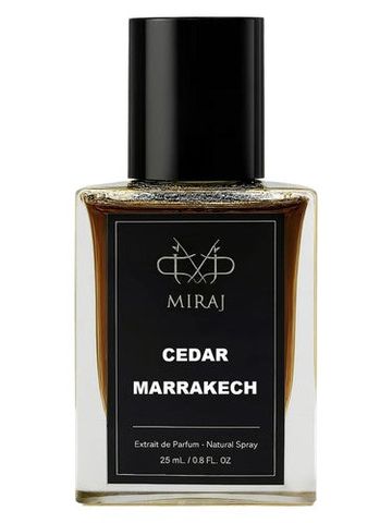The House Of MIRAJ Cedar Marrakech fragrance bottle