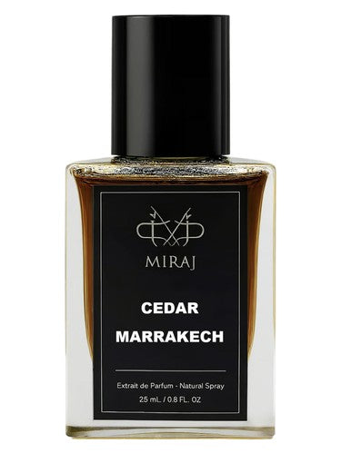 The House Of MIRAJ Cedar Marrakech fragrance bottle