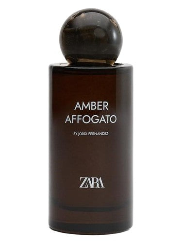 Zara Amber Affogato fragrance bottle