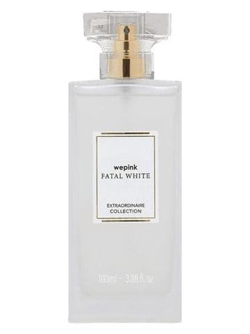 We Pink Fatal White fragrance bottle