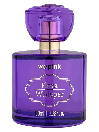 We Pink Flora Whisper fragrance bottle