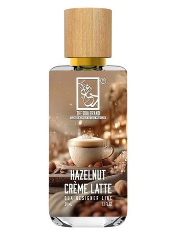 The Dua Brand Hazelnut Crème Latte fragrance bottle