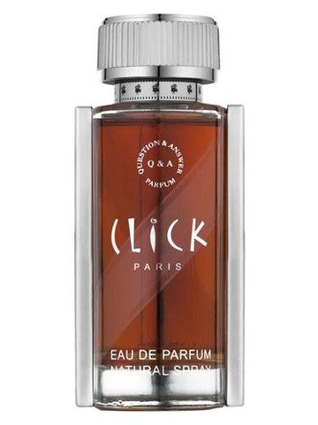 Q&A Click fragrance bottle