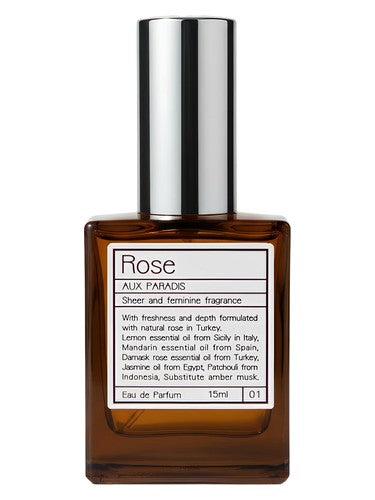 Aux Paradis Rose fragrance bottle
