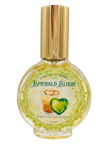 Stardust & Stems Emerald Elixir fragrance bottle