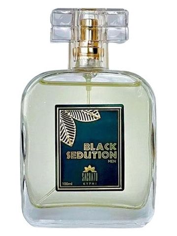 Sacratu Black Sedution fragrance bottle