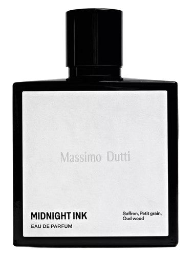 Massimo Dutti Midnight Ink fragrance bottle