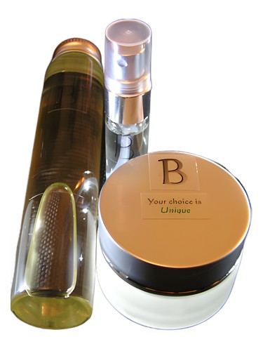 B Fragrances Unique fragrance bottle