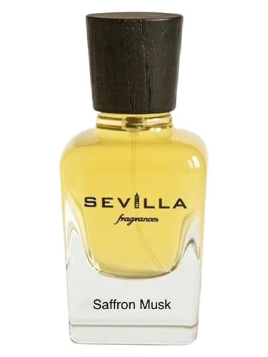 Sevilla Fragrances Saffron Musk fragrance bottle