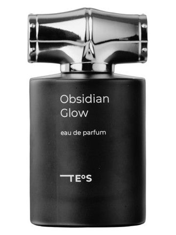 TEOS Obsidian Glow fragrance bottle