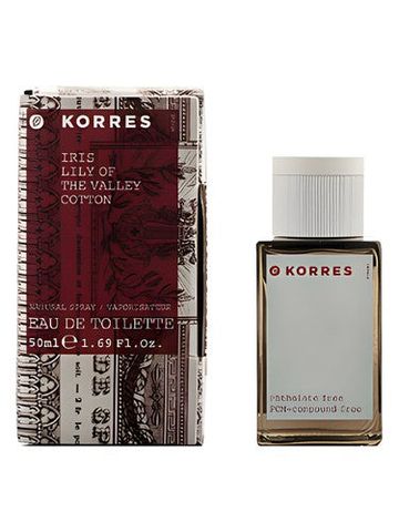Korres Iris Lily of the Valley Cotton fragrance bottle