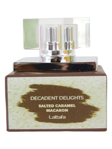 Lattafa Perfumes Salted Caramel Macaron fragrance bottle
