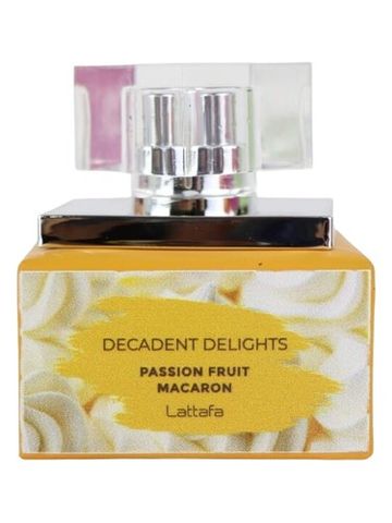 Lattafa Perfumes Passion Fruit Macaron fragrance bottle