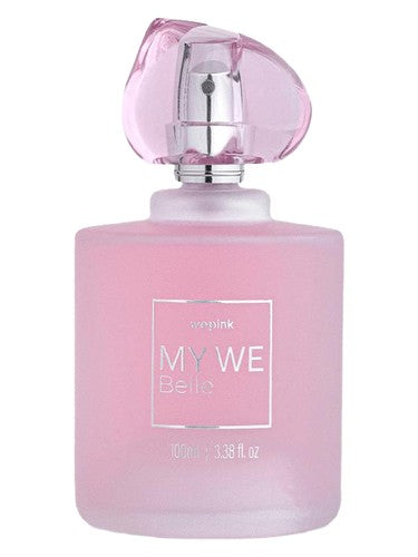 We Pink My We Belle fragrance bottle