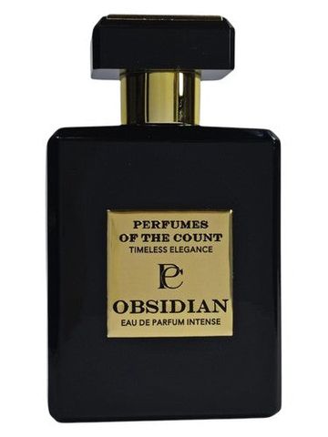 Perfumes of the Count Obsidian fragrance bottle