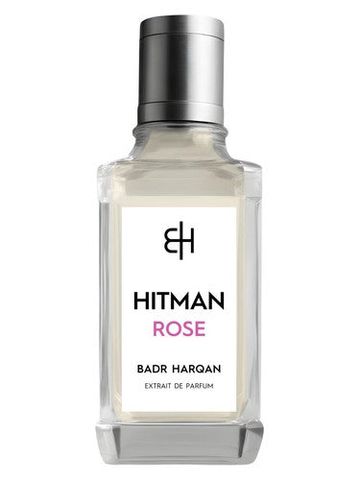 Badr Harqan Hitman Rose fragrance bottle