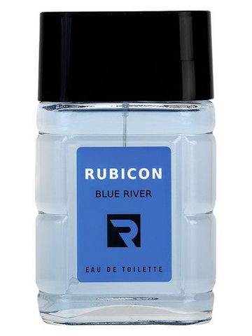 Red Label Rubicon Blue River fragrance bottle