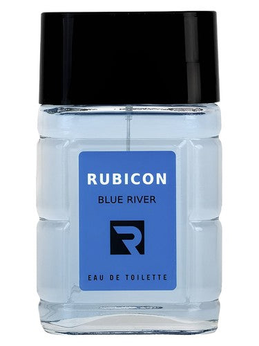 Red Label Rubicon Blue River fragrance bottle